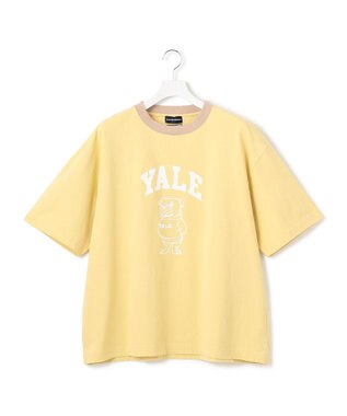 J.PRESS YORK STREET 【UNISEX】YALEアーチロゴ Tシャツ イエロー系