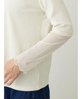 Green Parks ・ＲＡＹ　ＣＡＳＳＩＮ　シアーキリカエハイネック Ivory