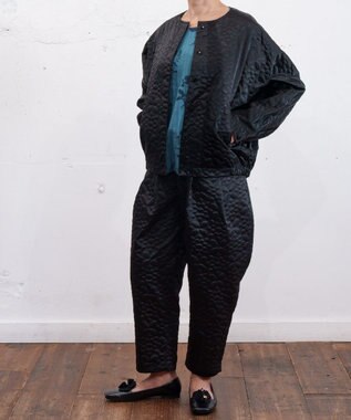 muuc 【土の凹凸を表現したナイロン素材】テレイン ブルゾン ブラック