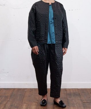 muuc 【土の凹凸を表現したナイロン素材】テレイン ブルゾン ブラック