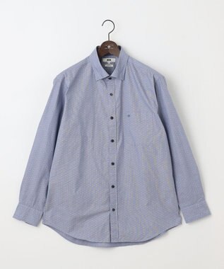 JOSEPH ABBOUD 【キングサイズ・オーガニックコットン使用】 オーガニックコットンドビーシャツ サックスブルー系7