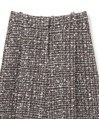 JOSEPH ウールツイード　ワイドトラウザーズ Black combo