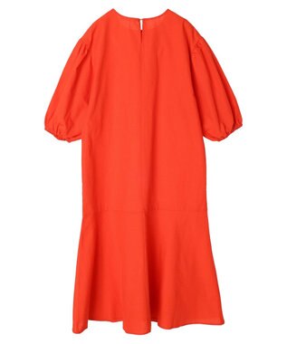 Green Parks 綿麻混マーメイドワンピース Red