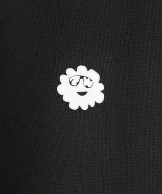 PW CIRCULUS 【WOMEN】バックメッシュ ニットベスト ゴルフウェア レディース ブラック系