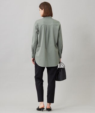 ICB 【UVカット・洗える】ウール2WAYストレッチ ドロストパンツ ブラック系