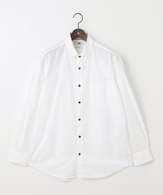 JOSEPH ABBOUD 【キングサイズ・オーガニックコットン使用】 オーガニックコットンドビーシャツ ホワイト系7