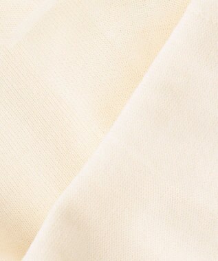 Feroux 【ご好評につき今季も登場！】チュールコンビパフスリーブ ニット アイボリー系