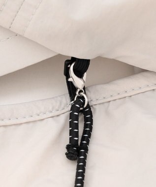 UNFILO UVカット ケープ付きキャップ ライトグレー