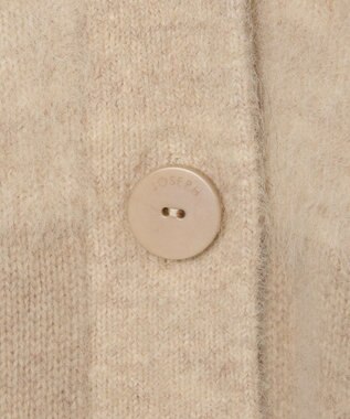 JOSEPH ブラッシュドストライプカーディガン Powder