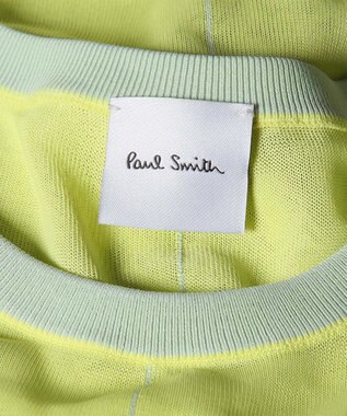 Paul Smith シアーレイヤード 半袖ニット ライトイエロー