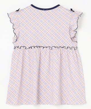 組曲 KIDS 【150-160㎝】 サマーチェックチュニック ピンク