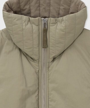 Paul Smith タフタ スタンドカラー ベスト グレイッシュベージュ