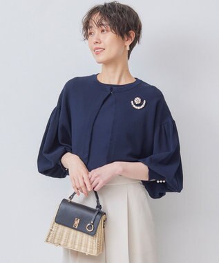 組曲 ドルマンボレロ カーディガン ネイビー系