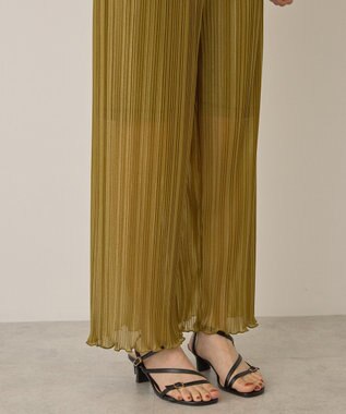 AMERICAN HOLIC ラメプリーツパンツ Green