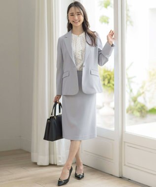 ANY SIS S 【洗える】ラッフルボウ ブラウス オフベース