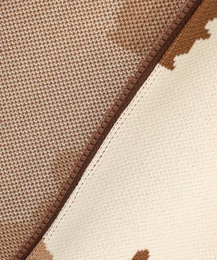 WOMEN】ピント柄 ジップアップニットフーディ / PW CIRCULUS