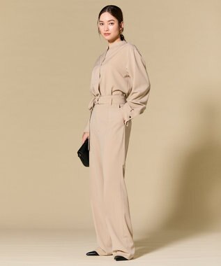 BEIGE， 【セットアップ対応】SPHENE / スタンドカラープルオーバーブラウス Beige