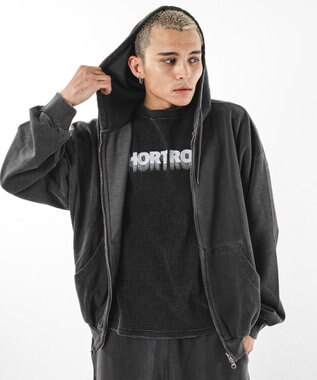 WEGO 【ユニセックス着用ITEM】バルーンBIGダブルZIPパーカー ブラックその他