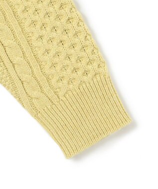 UNFILO ケーブルニット ライム