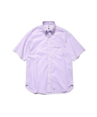 J.PRESS MEN 【AaronChang】【UNISEX】コットンタイプライター ストライプ シャツ / B.D. / Baggy-Fit