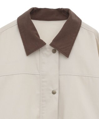 earth music&ecology ハンティングジャケット Ivory