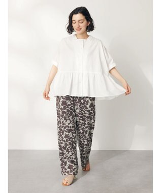 CRAFT STANDARD BOUTIQUE ペプラムブラウス Off White