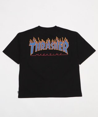 WEGO 【ユニセックス着用ITEM】THRASHER　FRAME　LOGO　T（SS） ブラック