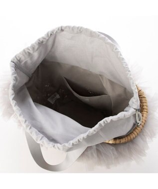 UNBILLION カカトゥ kakatoo / チュールフリンジカゴバッグ GY