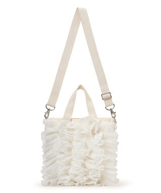 LeSportsac RUFFLE MINI N/S TOTE/メレンゲレースラッフル メレンゲレースラッフル
