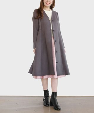 TOCCA 【消臭】PEARL ROCK ロングコート モカ系