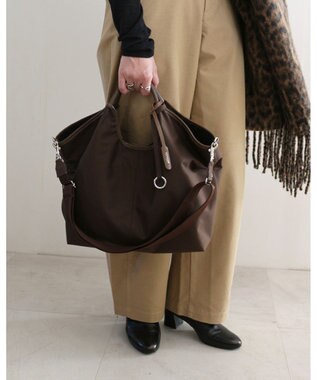 MORROW by thank 【A4サイズ収納可】LOLO TWOWAY ダークブラウン