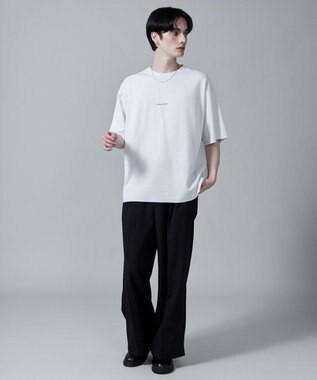 WEGO 【ユニセックス着用アイテム/リバーシブル】リバーシブルワンポイントT（S） オフホワイト