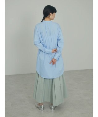 Green Parks armonia．ボリュームフレアスカート Sax