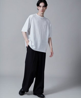 WEGO 【ユニセックス着用アイテム/リバーシブル】リバーシブルワンポイントT（S） オフホワイト