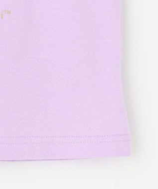 ANY KIDS 【WEB限定/すみっコぐらし】ミラクルスパンコールTシャツ ラベンダー(ねこ・しろくま)