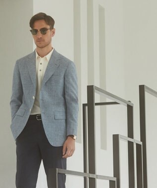 GOTAIRIKU ウエストアジャスター/折り目加工/吸汗速乾/洗える【ビジネス対応】クールマックスパンツ（24年モデル） ネイビー系