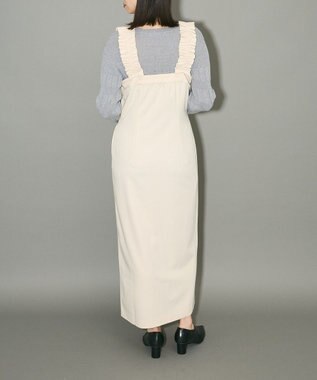 Green Parks フロントジップキャミワンピース Ivory