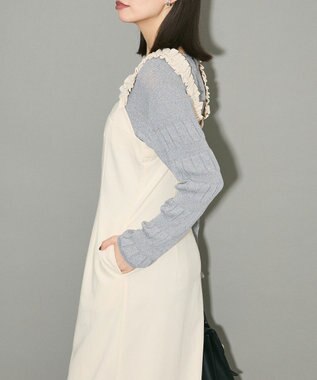 Green Parks フロントジップキャミワンピース Ivory