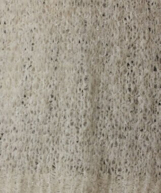 GRACE CONTINENTAL フィルムヤーンニットベスト ホワイト