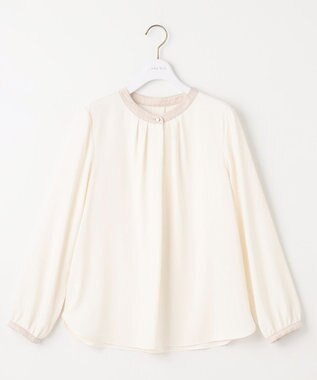 ANY SIS 【AIコラボ】フロントボタンタック ブラウス オフホワイト