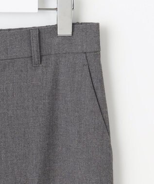 自由区 【カタログ掲載】TRギャバストレート パンツ TOPグレー