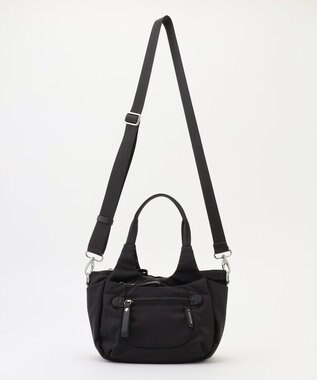 LA BAGAGERIE 【MONICA】ラウンド2WAYミニトートバッグ ブラック