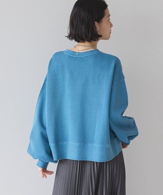 AMERICAN HOLIC ピグメントショートスウェット Blue