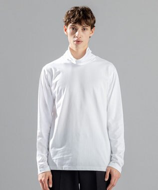 JOSEPH HOMME スビンソフトジャージー　タートルネックカットソー ホワイト系