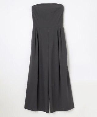 NAVE 【Nave・洗える】スパントロ ビスチェオールインワン グレー系