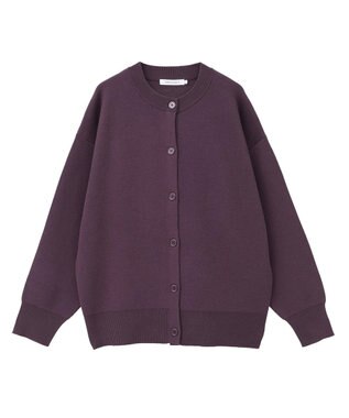 AMERICAN HOLIC コットンブレンドスポンディッシュカーディガン Wine