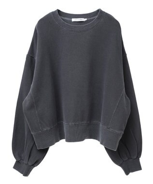 AMERICAN HOLIC ピグメントショートスウェット Charcoal Gray