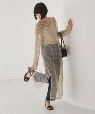 WEGO 【ANGIE VINTAGE】メッシュワンピース