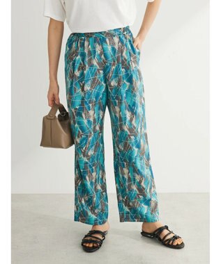 Green Parks イージー柄パンツI Green