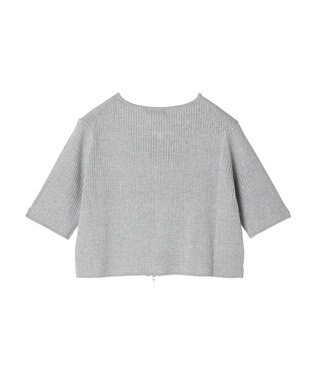 earth music&ecology ダブルジップカーディガン Gray